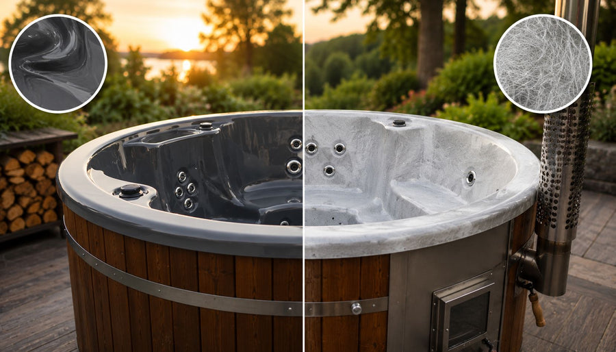 Vergleich Acryl-Hot-Tub vs. GFK-Hot-Tub: Was ist besser?