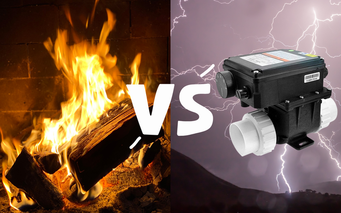 Hot tub elektrisch oder mit Holz aufheizen? Die Vorteile einer Hot tub Hybrid Variante