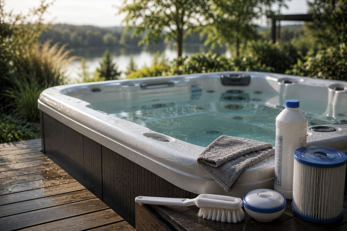 Hot Tub Reinigung: Wanne, Ofen, Filter und Düsen richtig sauber halten
