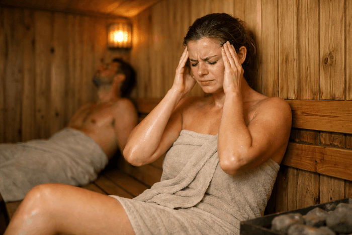 Kopfschmerzen nach der Sauna: Was hilft, was schadet, wann zum Arzt?
