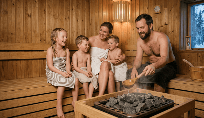 Sauna mit Kindern: Ab welchem Alter, welche Temperatur & Dauer?