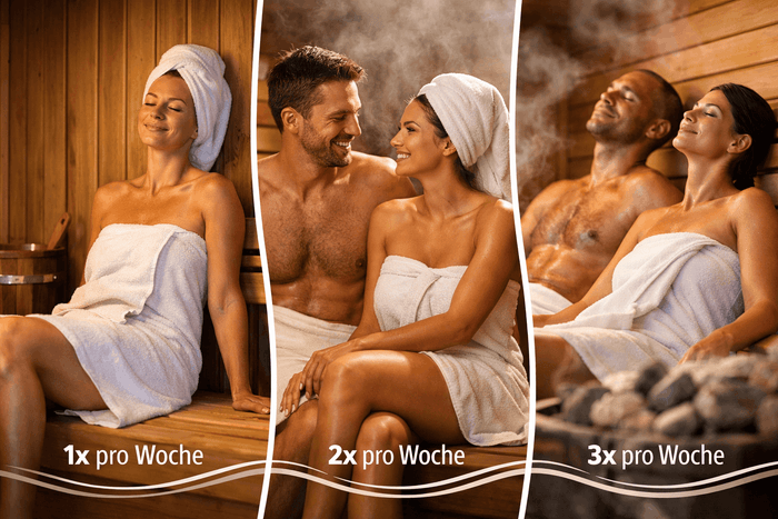 Sauna pro Woche: Wie oft kann man pro Woche in die Sauna?