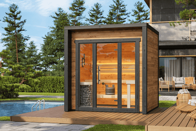 Premium Saunahaus PATIO XS - Thermoholz