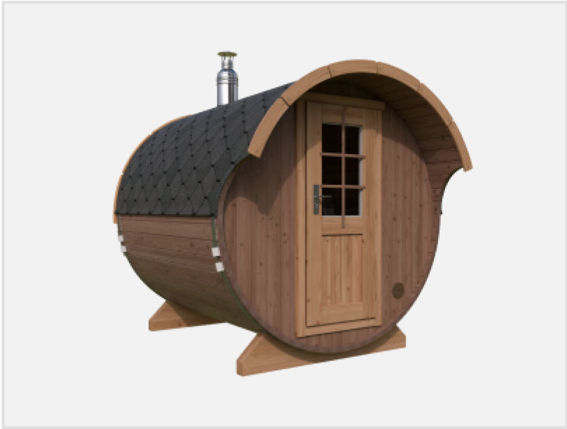 Vitkonwood Fasssauna mit 220 cm Länge