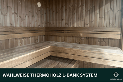 Design Sauna VITKON Scanditherm S - Thermoholz