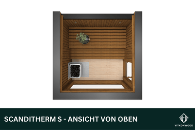 Design Sauna VITKON Scanditherm S - Thermoholz