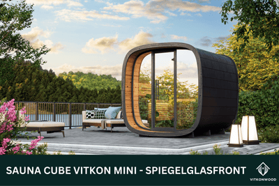 Kleine Gartensauna - Sauna Cube VITKON MINI