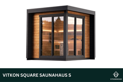 Premium Saunahaus VITKON Square S - Thermoholz